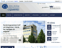 Tablet Screenshot of mellansverigeslogistiknav.se
